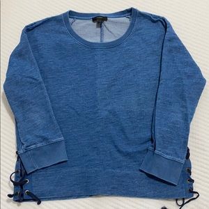 Denim looking Jcrew Top